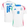 Officiële Voetbalshirt Italië Barella 18 Uit EK 2024 - Heren